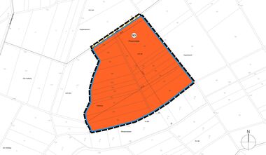 Bebauungsplan vom Baugebiet "Auf dem Kesberg".