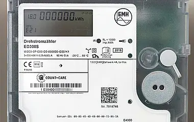 Elektronischer Haushaltszähler - Moderne Messeinrichtung nach Messstellenbetriebsgesetz/EMH