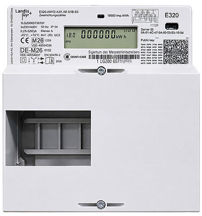 Intelligentes Messsystem von Landis+Gyr als Haushaltszähler