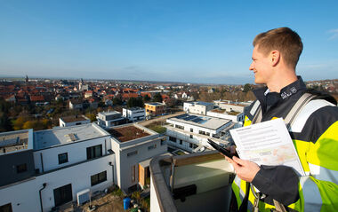Fertig bebautes Neubaugebiet Auf dem Steinborn in Groß-Umstadt