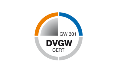 Zertifizierungslogo DVGW GW-301