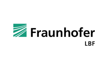 Fraunhofer-Logo mit dem Zusatz LBF.