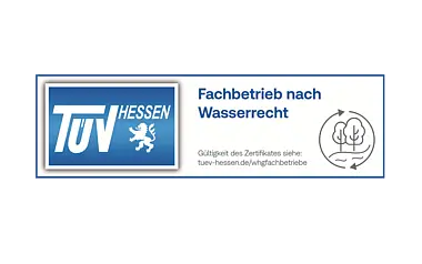 TÜV-Logo Hessen mit Wappen.