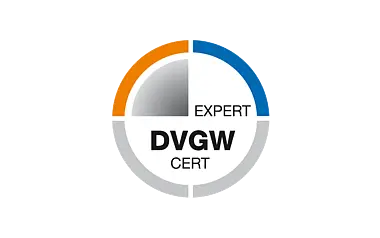Zertifizierungslogo DVGW EXPERT