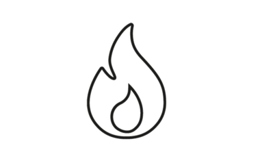 illustrierte Gasflamme 