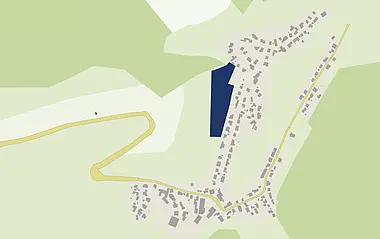 Grafische Geländedarstellung von Haingrund