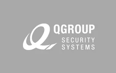 Q-Gruppe Logo für Sicherheitssysteme.