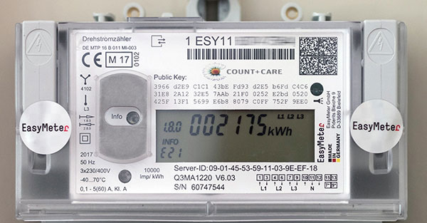 Elektronischer Bezugs- und Lieferungszähler - Moderne Messeinrichtung nach Messstellenbetriebsgesetz/Easy Meter